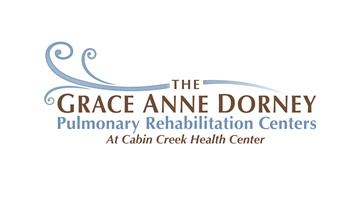 The Grace Anne Dorney Pulmonary Rehabilitation centers at Cabin Creek Health Center logo