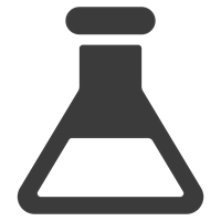Icon of a scientific glass beaker